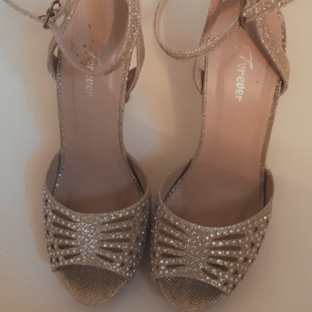 Forever Champagne Gold heels